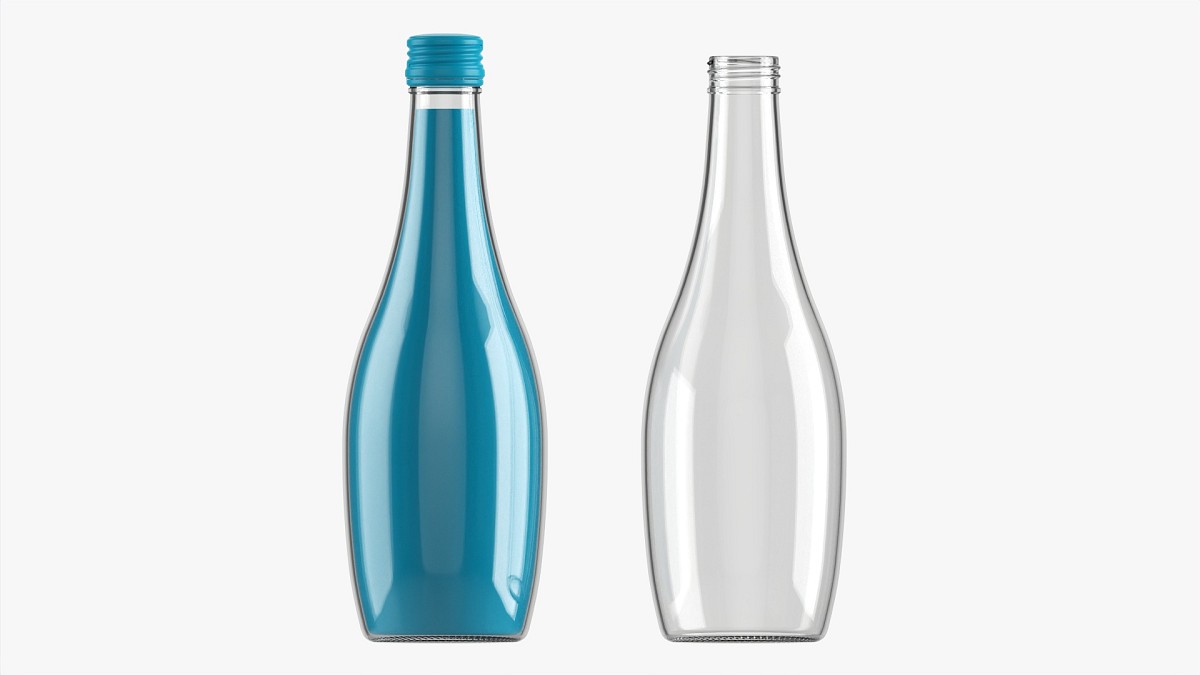Glass Soda Soft Drink Water Bottle 03
