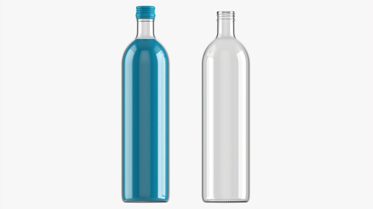 Glass Soda Soft Drink Water Bottle 04