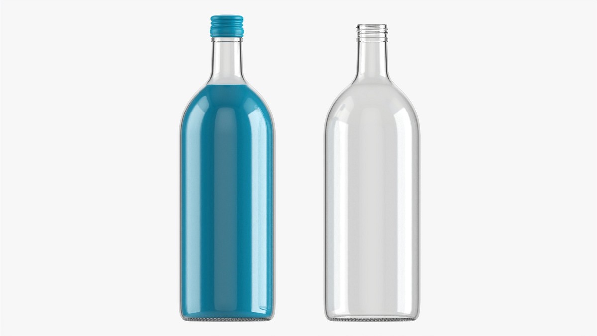 Glass Soda Soft Drink Water Bottle 05