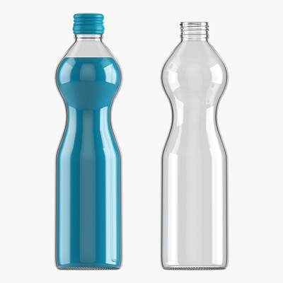 Glass Bottle 06 Mockup