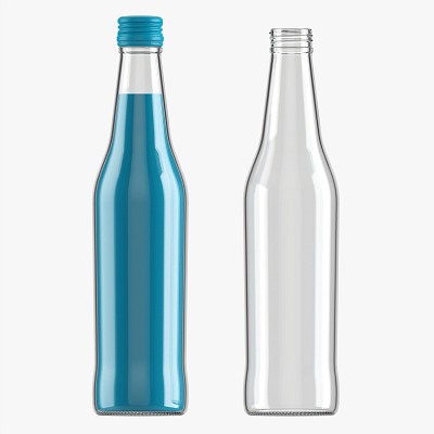 Glass Bottle 10 Mockup