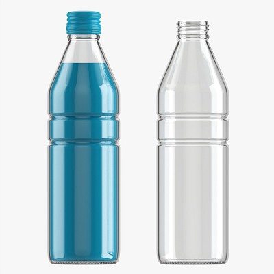 Glass Bottle 12 Mockup