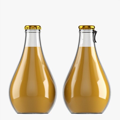 Glass Bottle 40 Mockup