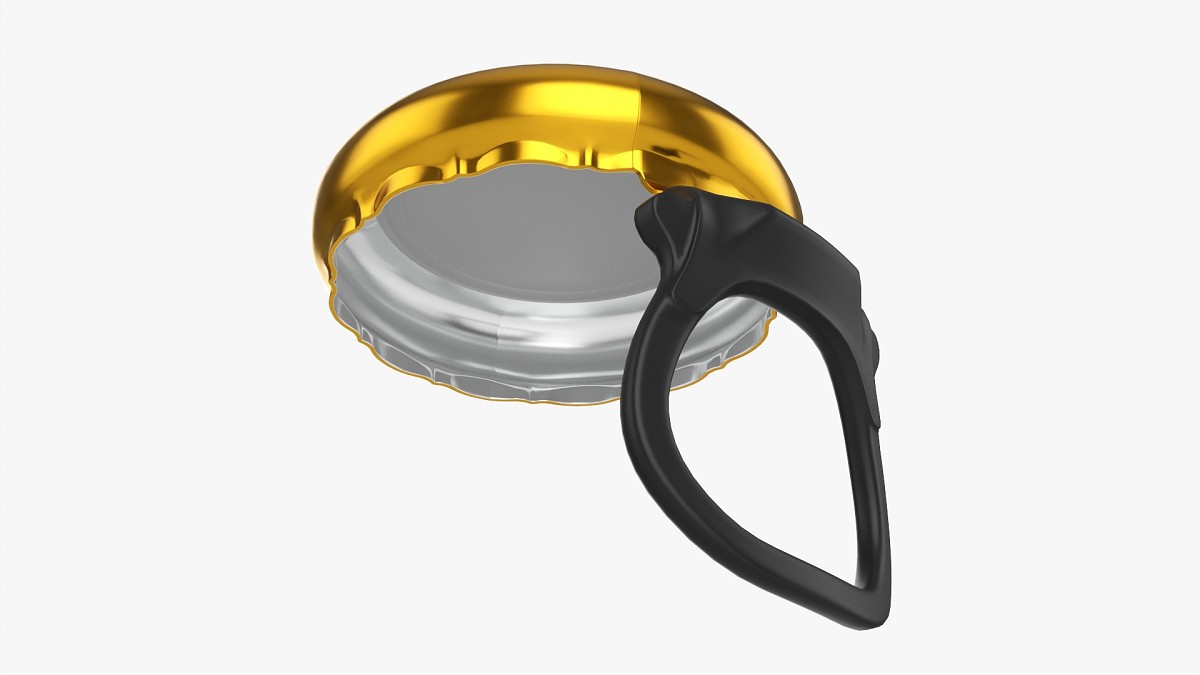 Glass Bottle Ring Pull Cap