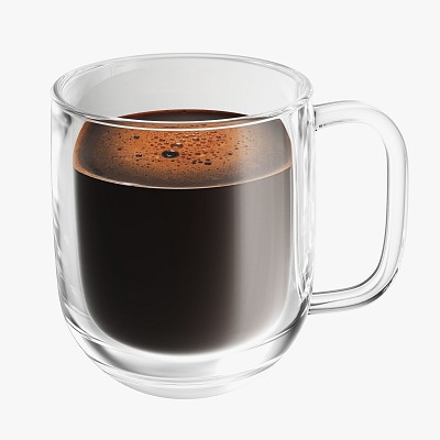 Glass mug with handle 02