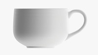 Glass transparent coffee mug with handle 10