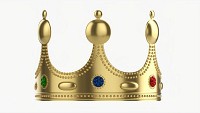Gold Crown With Jewels