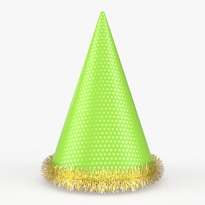 Green party hat