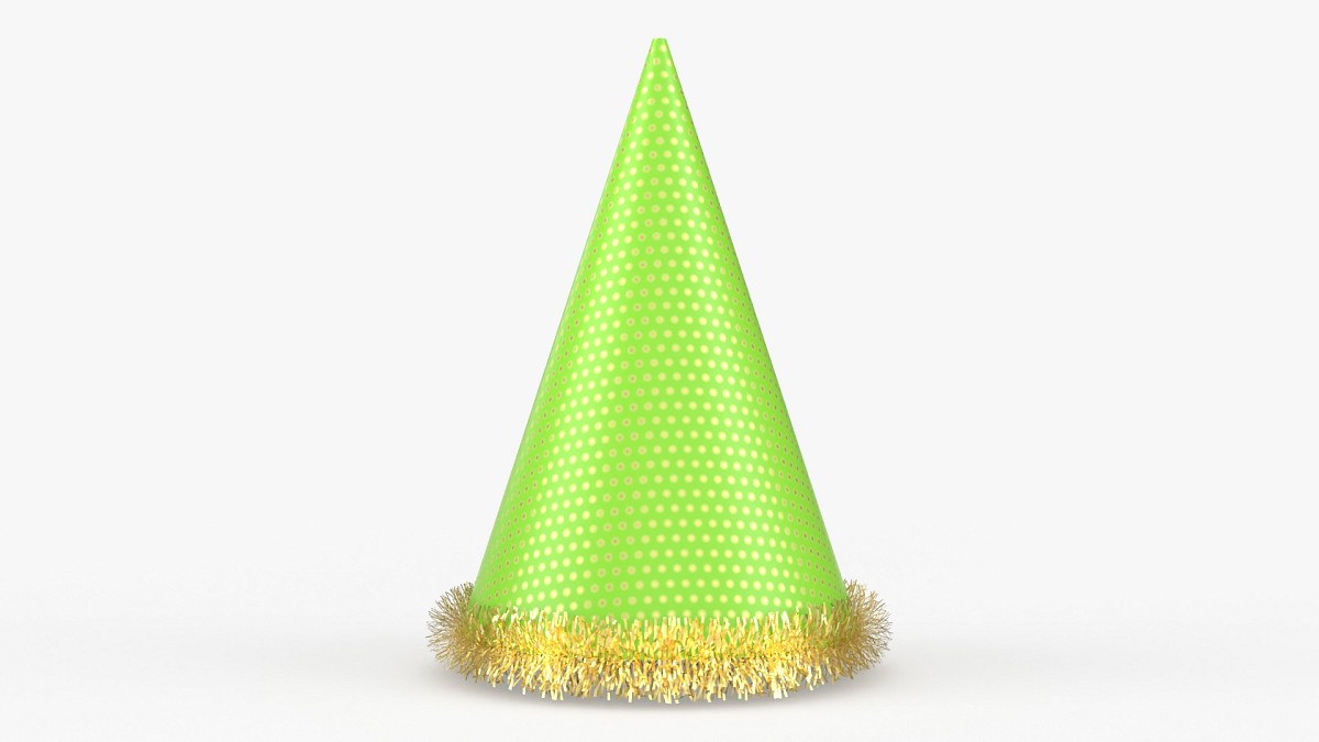 Green party hat