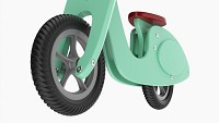 Green Scooter Balance Bike