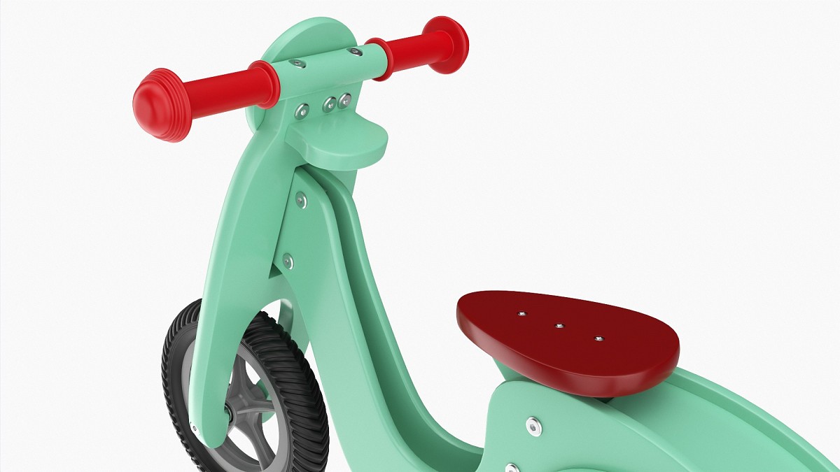 Green Scooter Balance Bike
