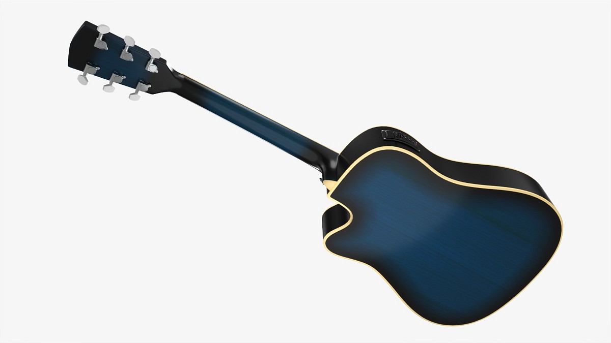 Guitar Display Cabinet Acoustic Dreadnought Guitar