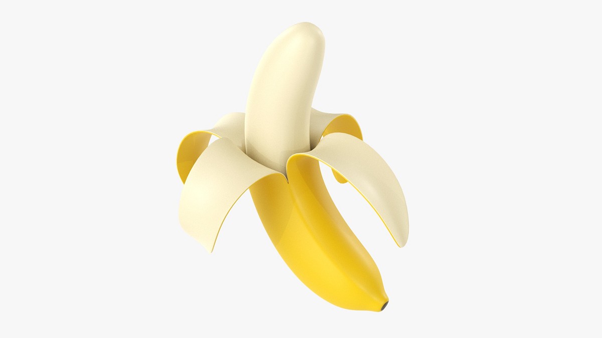 Half Peeled Banana