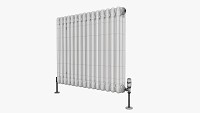 Horizontal column bare radiator 02