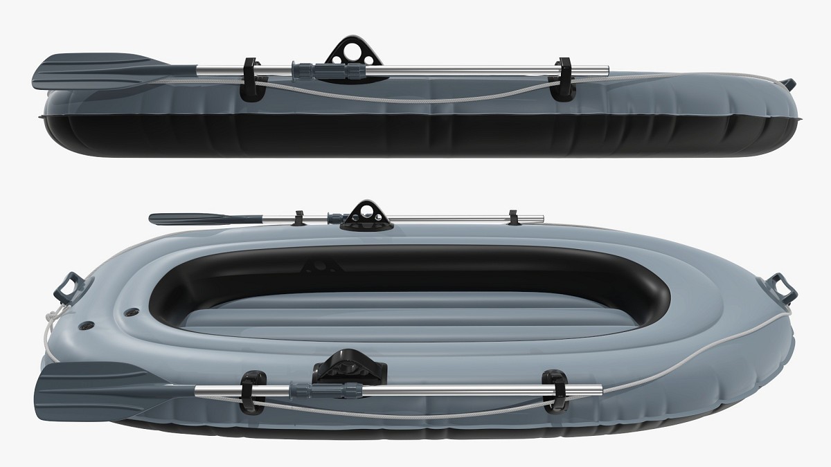 Inflatable Boat 01 gray