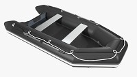 Inflatable boat 03 black
