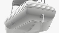 Inflatable boat 03 sunshade
