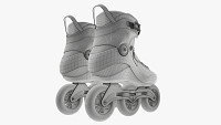 Inline roller skates