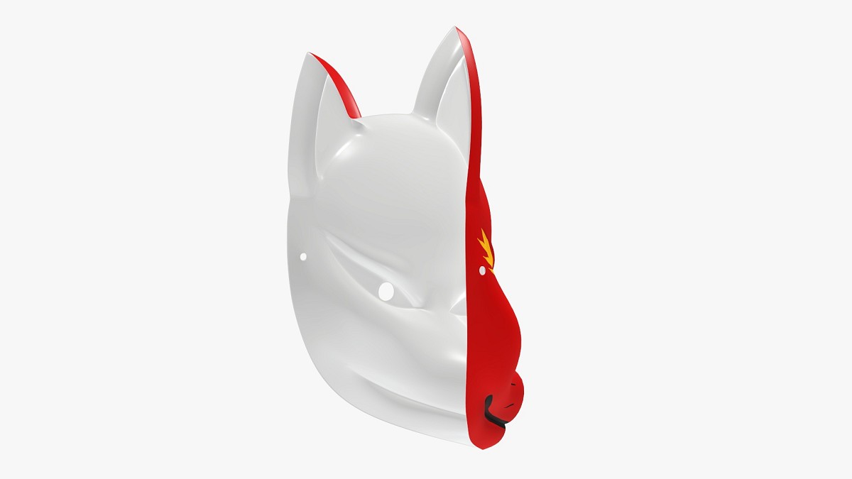 Japanese fox mask 01