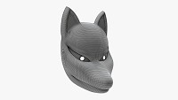 Japanese fox mask 01