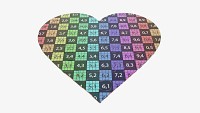 Jigsaw puzzle heart 02