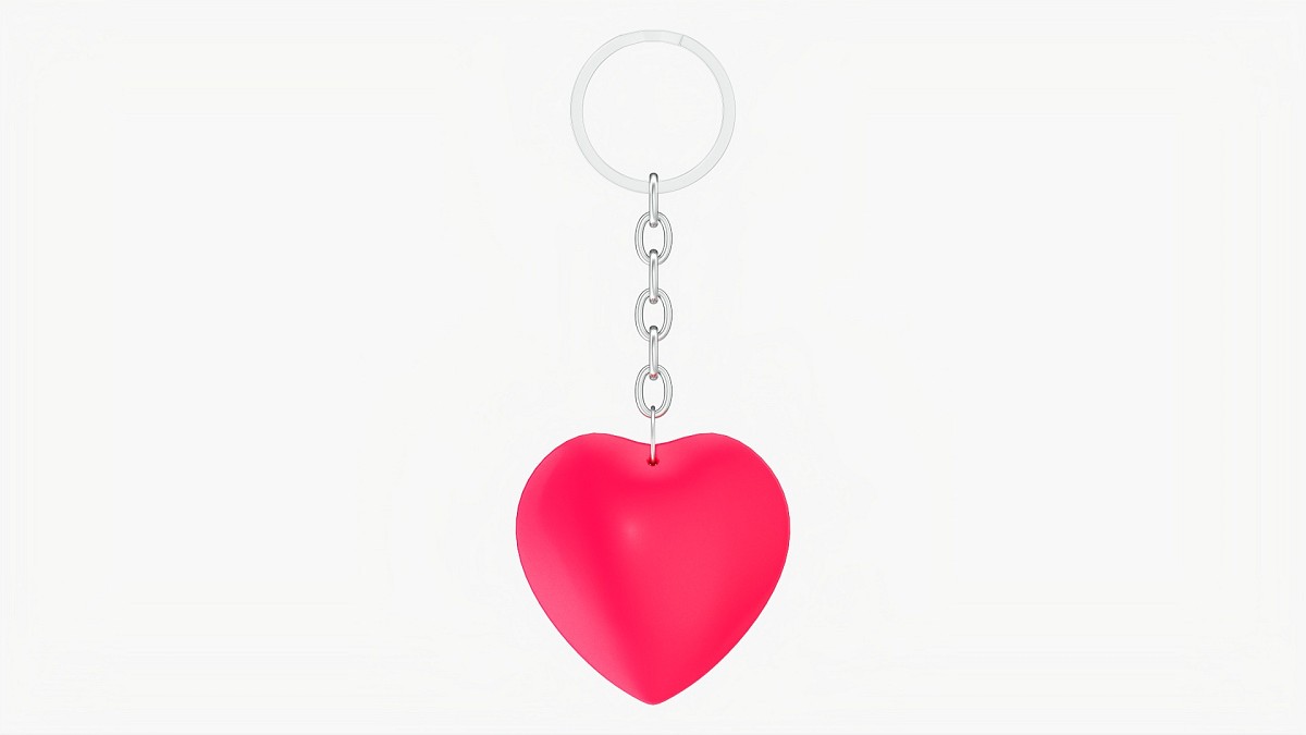 Keychain Heart Shaped 01