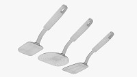 Kitchen 3-spatula set