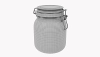 Kitchen Glass Jar With Contents 03
