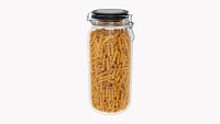 Kitchen Glass Jar With Contents 05