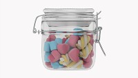 Kitchen Glass Jar With Contents 20