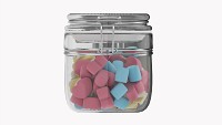 Kitchen Glass Jar With Contents 20