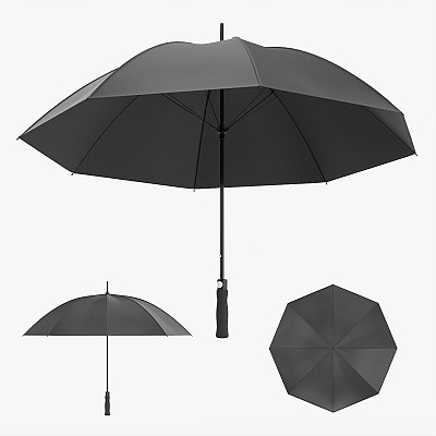 Large Umbrella Black