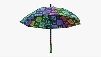Large Automatic Umbrella Colorful
