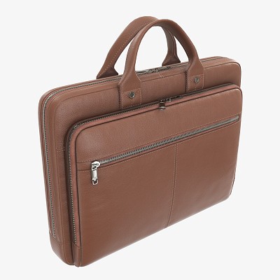 Leather laptop handbag 01