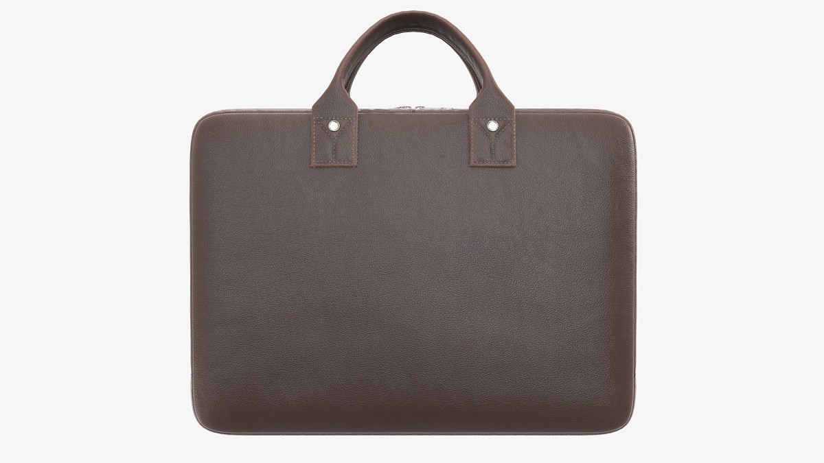 Leather bag laptop briefcase handbag 02