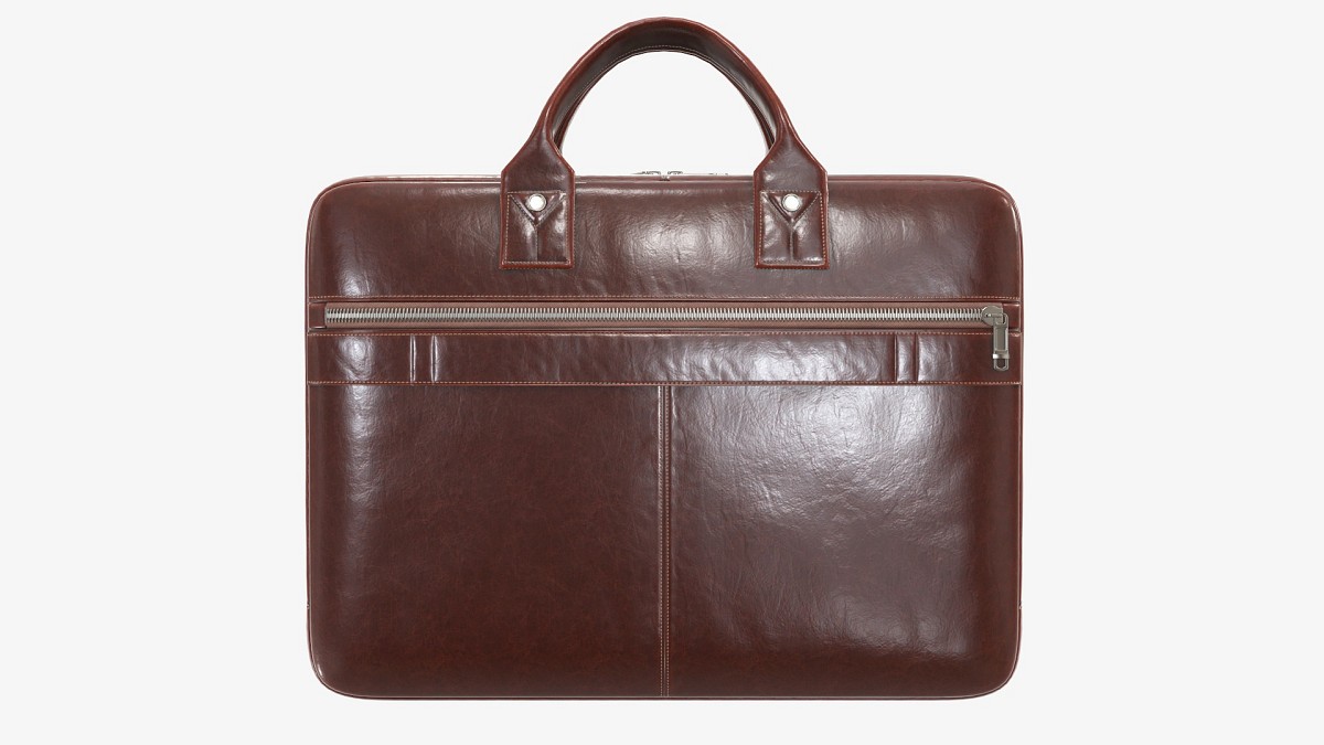 Leather bag laptop briefcase handbag 03