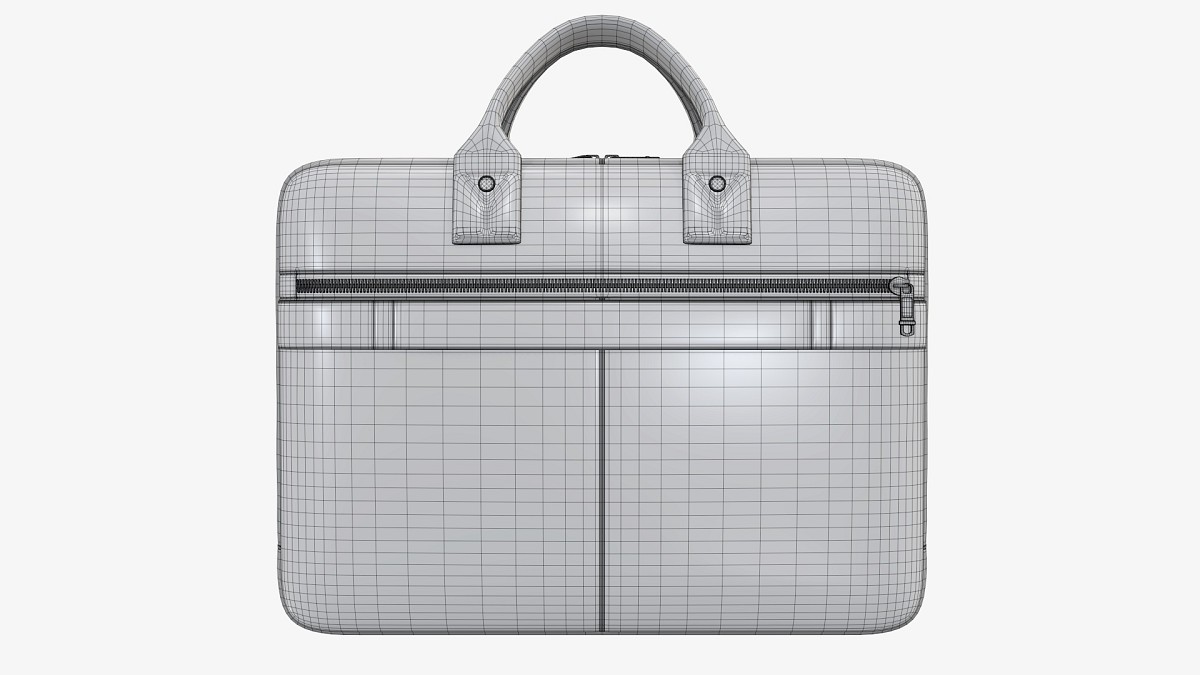 Leather bag laptop briefcase handbag 03