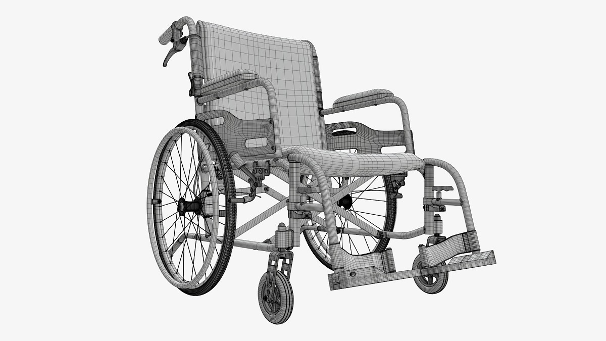 Light manual wheelchair 1