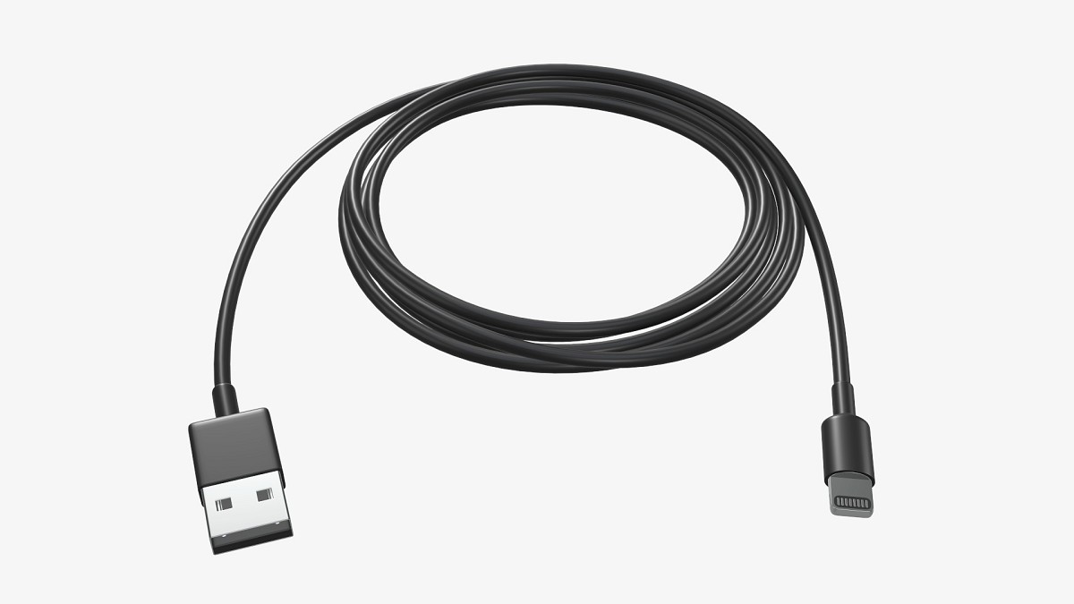 Lightning to USB cable black