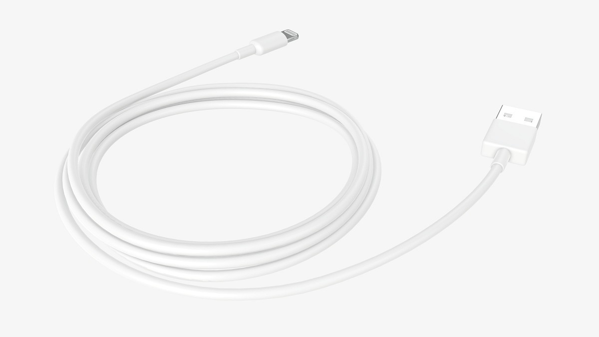 Lightning to USB cable white