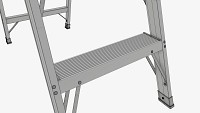Lightweight foldable stepladder