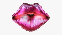 Lips foil balloon
