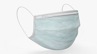 Medical Surgical mask on face