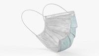 Medical Surgical mask on face