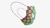 Medical Surgical mask on face