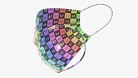 Medical Surgical mask on face