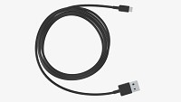 Micro-USB to USB cable black