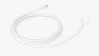 Micro-USB to USB cable white