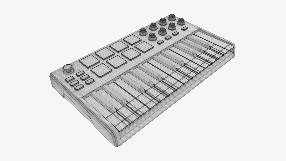 Mini keyboard controller 25 key