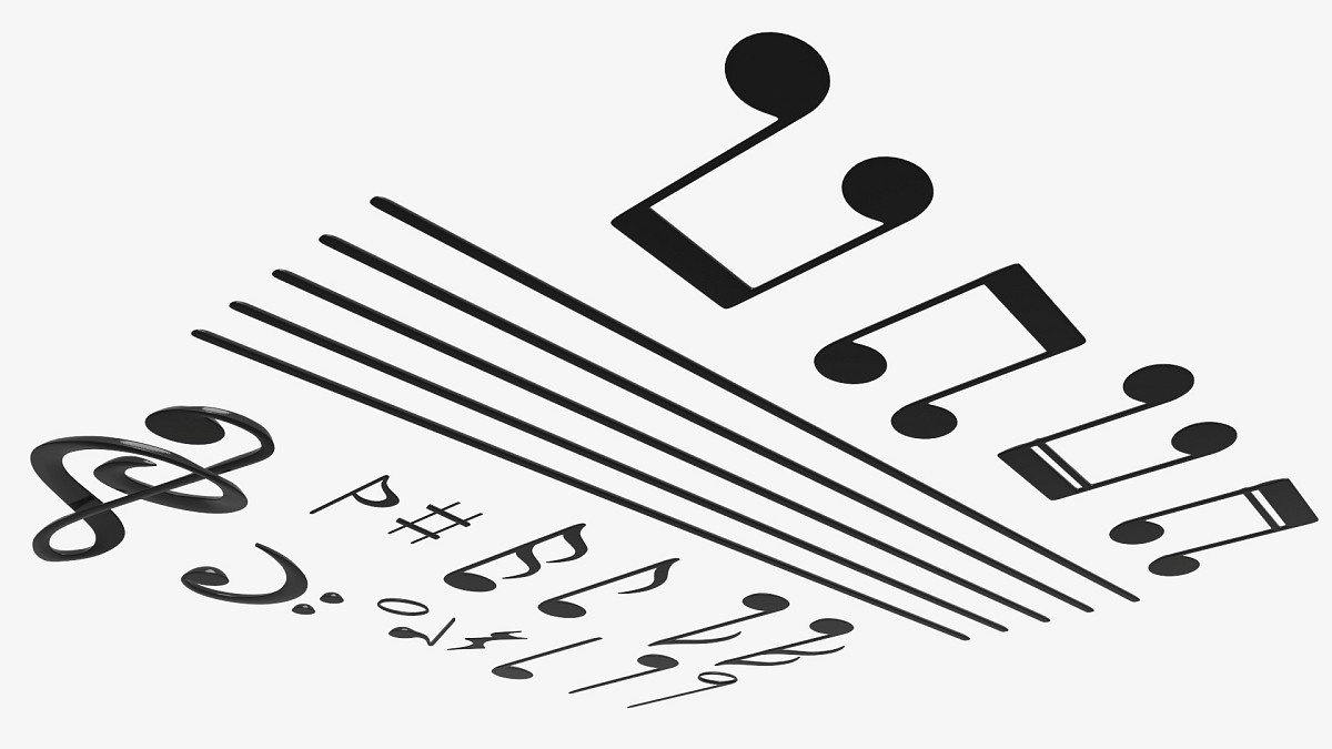 Music notation symbols